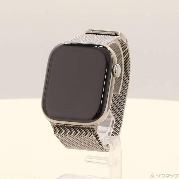 〔中古〕Apple(アップル) Apple Watch Series 10 GPS + Cellular 46mm ナチュラルチタニウムケース ナチュラルミラネーゼループ〔297-ud〕 | 