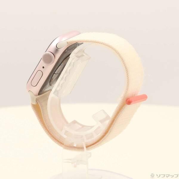 〔中古〕Apple(アップル) Apple Watch Series 9 GPS 41mm ピンクアルミニウムケース ライトピンクスポーツループ〔262-ud〕 |  | 01