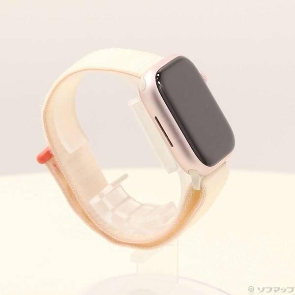 〔中古〕Apple(アップル) Apple Watch Series 9 GPS 41mm ピンクアルミニウムケース ライトピンクスポーツループ〔262-ud〕 |  | 03