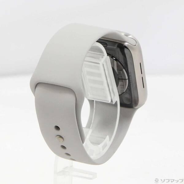 〔中古〕Apple(アップル) Apple Watch Series 6 GPS + Cellular 44mm チタニウムケース ライトグレイスポーツバンド〔344-ud〕 |  | 02
