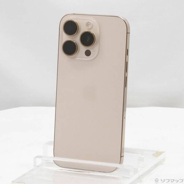 〔中古〕Apple(アップル) iPhone16 Pro 128GB デザートチタニウム MYMX3J／A SIMフリー〔377-ud〕 | 