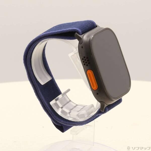 〔中古〕Apple(アップル) Apple Watch Ultra 2 GPS + Cellular 49mm ブラックチタニウムケース ブルートレイルループ〔352-ud〕 |  | 03