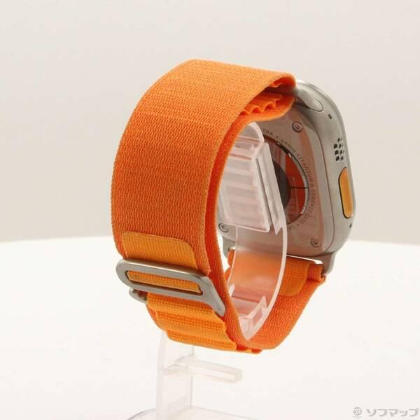 〔中古〕Apple(アップル) Apple Watch Ultra GPS + Cellular 49mm チタニウムケース オレンジアルパインループ〔377-ud〕 |  | 02