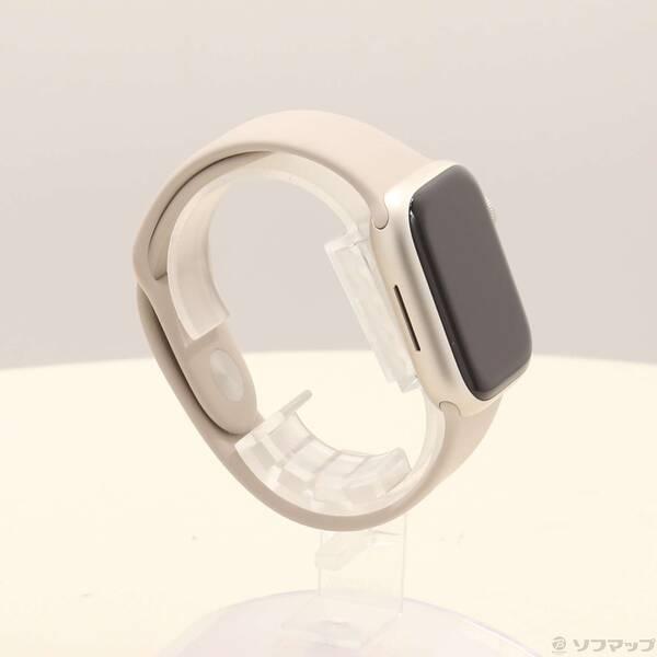 〔中古〕Apple(アップル) Apple Watch Series 7 GPS 41mm スターライトアルミニウムケース スターライトスポーツバンド〔198-ud〕 |  | 03