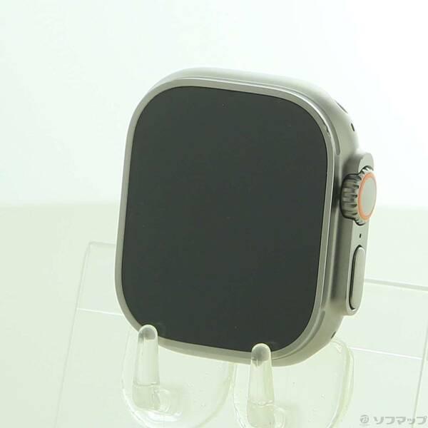 〔中古〕Apple(アップル) Apple Watch Ultra GPS + Cellular 49mm チタニウムケース バンド無し〔377-ud〕 | 