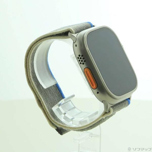 〔中古〕Apple(アップル) Apple Watch Ultra GPS + Cellular 49mm チタニウムケース ブルー／グレイトレイルループ〔377-ud〕 |  | 03