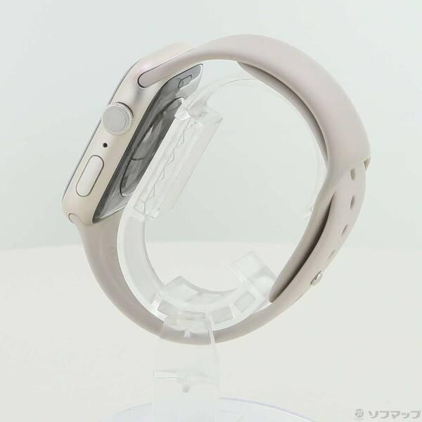 〔中古〕Apple(アップル) Apple Watch Series 8 GPS 45mm スターライトアルミニウムケース スターライトスポーツバンド〔368-ud〕 |  | 01