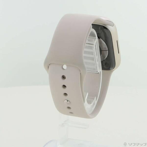 〔中古〕Apple(アップル) Apple Watch Series 8 GPS 45mm スターライトアルミニウムケース スターライトスポーツバンド〔368-ud〕 |  | 02