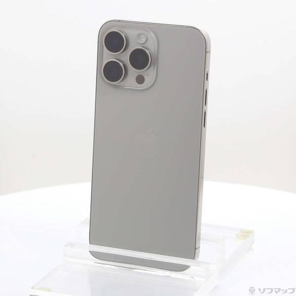 〔中古〕Apple(アップル) iPhone15 Pro Max 1TB ナチュラルチタニウム MU713J／A SIMフリー〔371-ud〕 | 