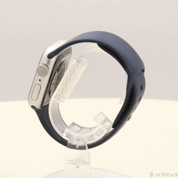 〔中古〕Apple(アップル) Apple Watch Series 9 GPS 41mm シルバーアルミニウムケース ストームブルースポーツバンド〔198-ud〕 |  | 01