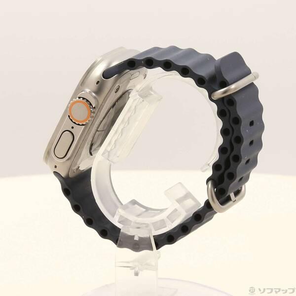 〔中古〕Apple(アップル) Apple Watch Ultra GPS + Cellular 49mm チタニウムケース ミッドナイトオーシャンバンド〔377-ud〕 |  | 01
