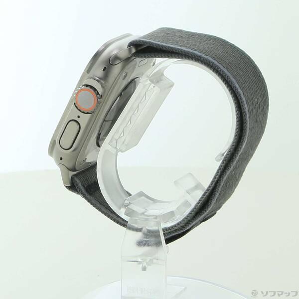 〔中古〕Apple(アップル) Apple Watch Ultra 2 GPS + Cellular 49mm チタニウムケース ブルー／ブラックトレイルループ〔344-ud〕 |  | 01