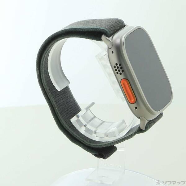 〔中古〕Apple(アップル) Apple Watch Ultra 2 GPS + Cellular 49mm チタニウムケース ブルー／ブラックトレイルループ〔344-ud〕 |  | 03