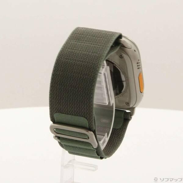 〔中古〕Apple(アップル) Apple Watch Ultra GPS + Cellular 49mm チタニウムケース グリーンアルパインループ〔377-ud〕 |  | 02