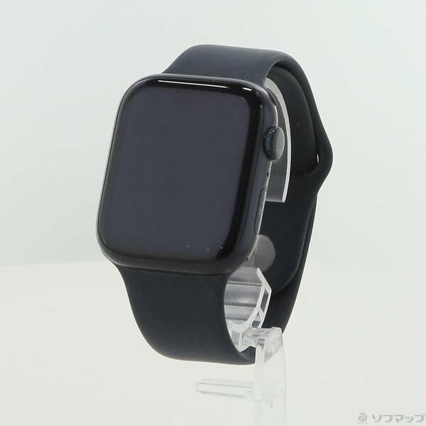 〔中古〕Apple(アップル) Apple Watch Series 7 GPS 45mm ミッドナイトアルミニウムケース ミッドナイトスポーツバンド〔269-ud〕 | 