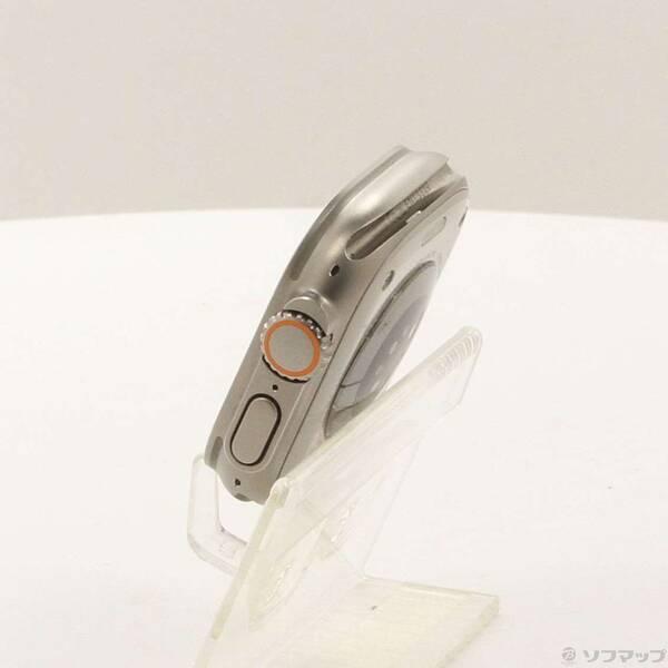 〔中古〕Apple(アップル) Apple Watch Ultra GPS + Cellular 49mm チタニウムケース スターライトアルパインループ〔377-ud〕 |  | 01