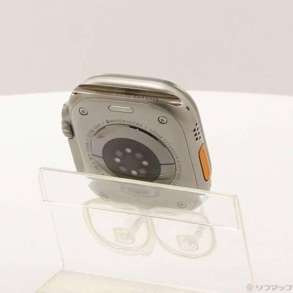 〔中古〕Apple(アップル) Apple Watch Ultra GPS + Cellular 49mm チタニウムケース スターライトアルパインループ〔377-ud〕 |  | 02