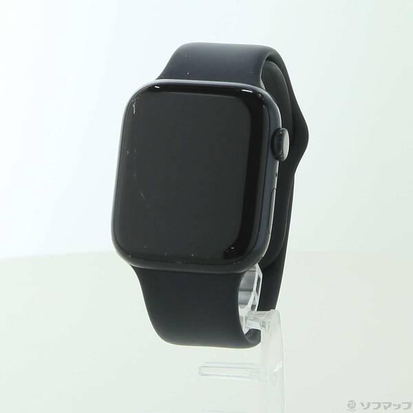 〔中古〕Apple(アップル) Apple Watch Series 7 GPS 45mm ミッドナイトアルミニウムケース ミッドナイトスポーツバンド〔295-ud〕 | 