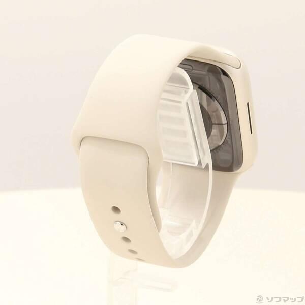 〔中古〕Apple(アップル) Apple Watch Series 8 GPS + Cellular 45mm スターライトアルミニウムケース スターライトスポーツバンド〔377-ud〕 |  | 02