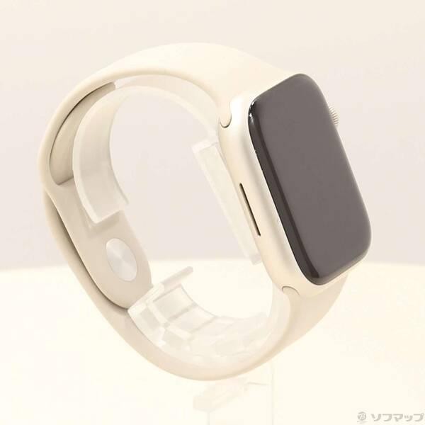 〔中古〕Apple(アップル) Apple Watch Series 8 GPS + Cellular 45mm スターライトアルミニウムケース スターライトスポーツバンド〔377-ud〕 |  | 03