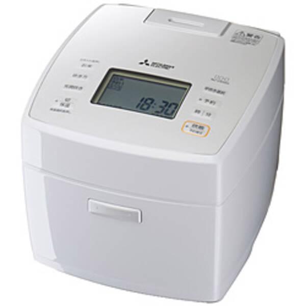 〔中古〕MITSUBISHI(三菱) 〔展示品〕 炊飯器 炭炊釜 月白（げっぱく） NJ-VS10G-W ［5.5合 ／IH］〔348-ud〕 | 