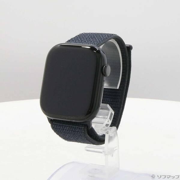 〔中古〕Apple(アップル) 〔展示品〕 Apple Watch Series 10 GPS 46mm ジェットブラックアルミニウムケース インクスポーツループ〔348-ud〕 | 