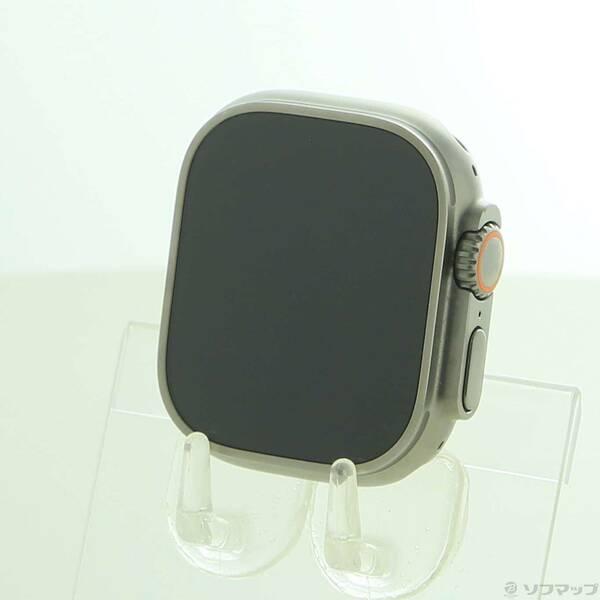 〔中古〕Apple(アップル) Apple Watch Ultra GPS + Cellular 49mm チタニウムケース バンド無し〔377-ud〕 | 