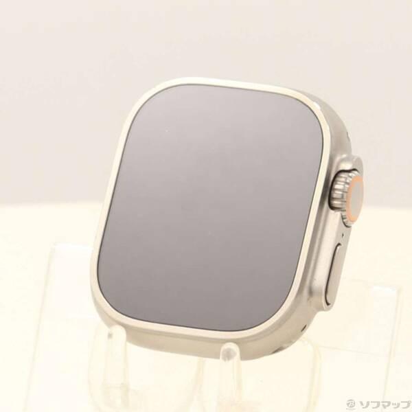 〔中古〕Apple(アップル) Apple Watch Ultra GPS + Cellular 49mm チタニウムケース バンド無し〔262-ud〕 | 