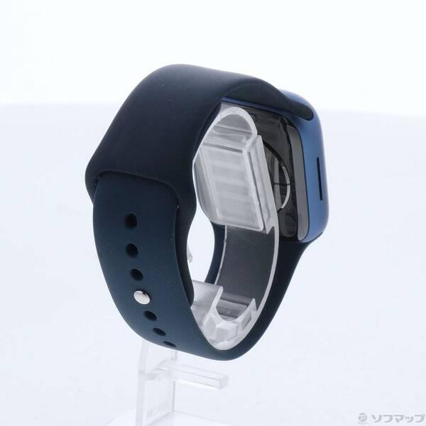 〔中古〕Apple(アップル) Apple Watch Series 7 GPS 41mm ブルーアルミニウムケース アビスブルースポーツバンド〔196-ud〕 |  | 02