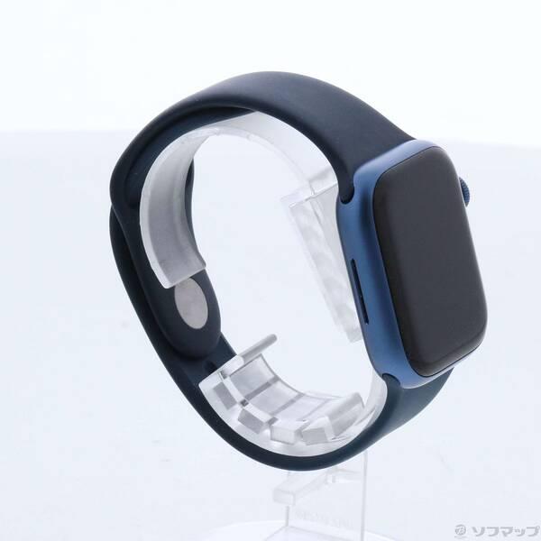 〔中古〕Apple(アップル) Apple Watch Series 7 GPS 41mm ブルーアルミニウムケース アビスブルースポーツバンド〔196-ud〕 |  | 03