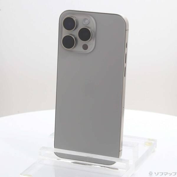 〔中古〕Apple(アップル) iPhone15 Pro Max 256GB ナチュラルチタニウム MU6R3J／A SIMフリー〔276-ud〕 | 
