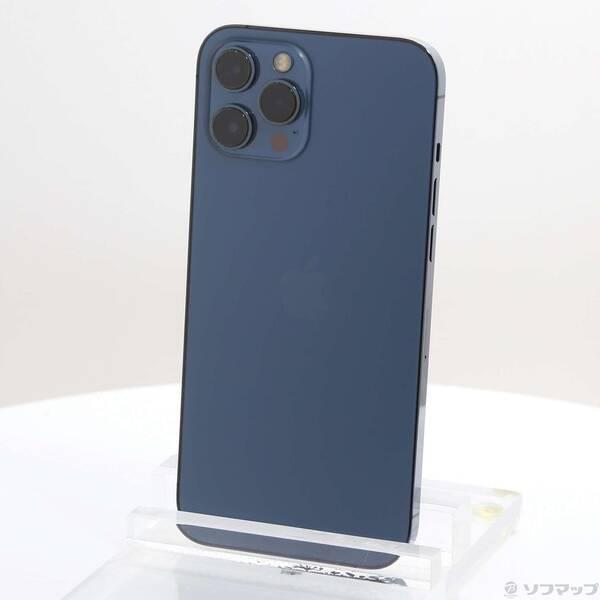 〔中古〕Apple(アップル) iPhone12 Pro Max 256GB パシフィックブルー NGD23J／A SIMフリー〔377-ud〕 | 