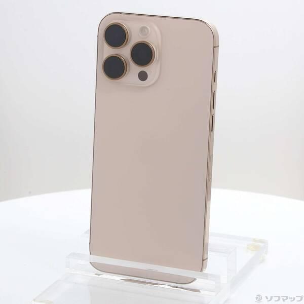 〔中古〕Apple(アップル) iPhone16 Pro Max 1TB デザートチタニウム MYWT3J／A SIMフリー〔258-ud〕 | 