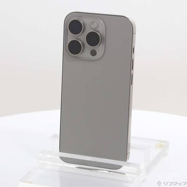 〔中古〕Apple(アップル) iPhone15 Pro 512GB ナチュラルチタニウム MTUK3J／A SIMフリー〔377-ud〕 | 