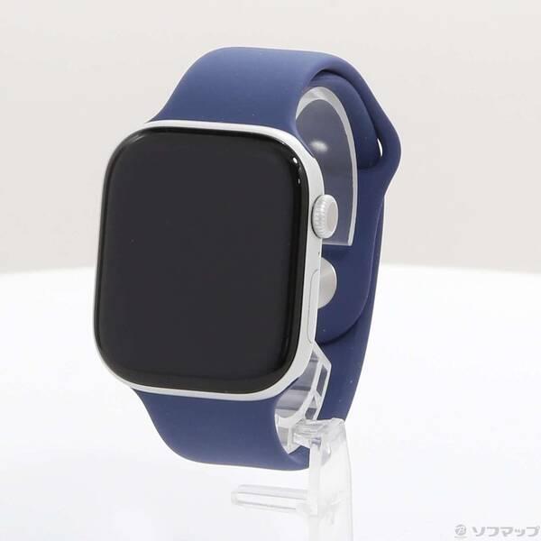 〔中古〕Apple(アップル) Apple Watch Series 10 GPS 46mm シルバーアルミニウムケース デニムスポーツバンド〔377-ud〕 | 