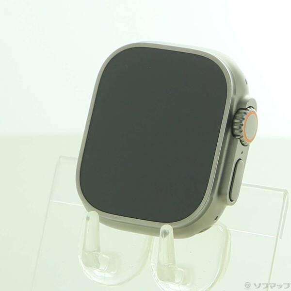 〔中古〕Apple(アップル) Apple Watch Ultra GPS + Cellular 49mm チタニウムケース バンド無し〔377-ud〕 | 