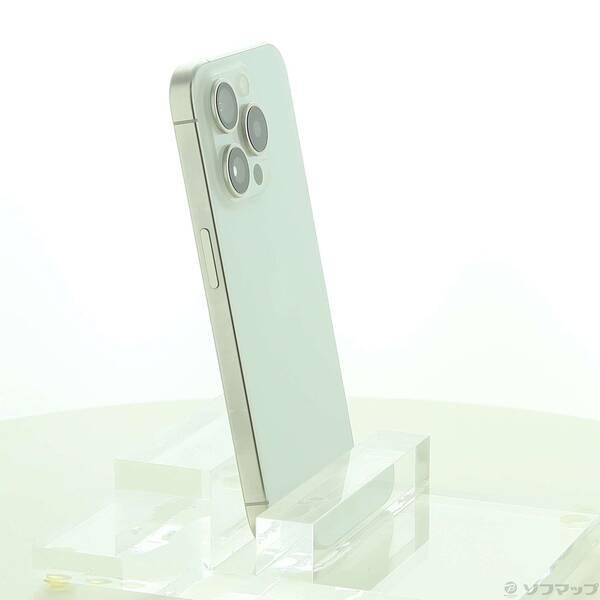〔中古〕Apple(アップル) iPhone15 Pro 512GB ホワイトチタニウム MTUJ3J／A SIMフリー〔371-ud〕 |  | 03