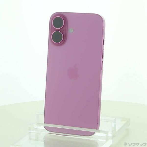 〔中古〕Apple(アップル) iPhone16 256GB ピンク MYDY3J／A SIMフリー〔276-ud〕 | 