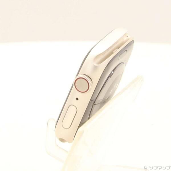 〔中古〕Apple(アップル) Apple Watch Series 7 Nike GPS + Cellular 45mm スターライトアルミニウムケース バンド無し〔344-ud〕 |  | 01