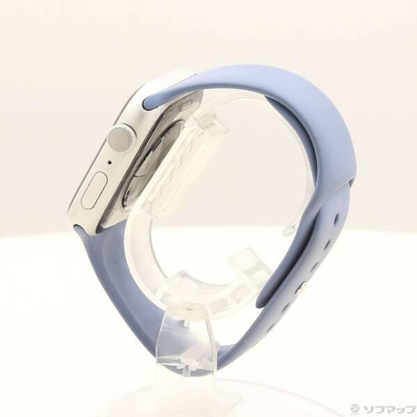 〔中古〕Apple(アップル) Apple Watch Series 8 GPS 45mm シルバーアルミニウムケース スレートブルースポーツバンド〔262-ud〕 |  | 01