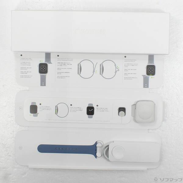 〔中古〕Apple(アップル) Apple Watch Series 8 GPS 45mm シルバーアルミニウムケース スレートブルースポーツバンド〔262-ud〕 |  | 04