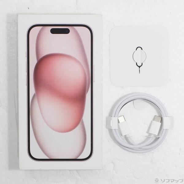 中古〕Apple(アップル) iPhone15 128GB ピンク MTMJ3J／A SIMフリー