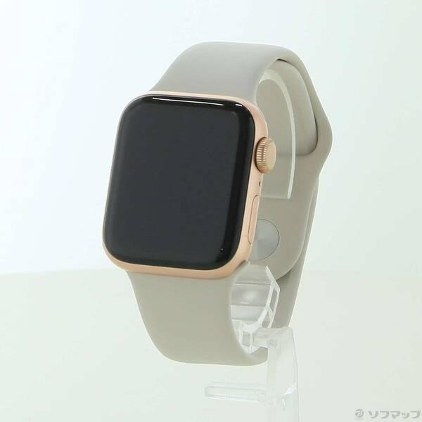 〔中古〕Apple(アップル) Apple Watch SE 第1世代 GPS 40mm ゴールドアルミニウムケース スターライトスポーツバンド〔295-ud〕 | 
