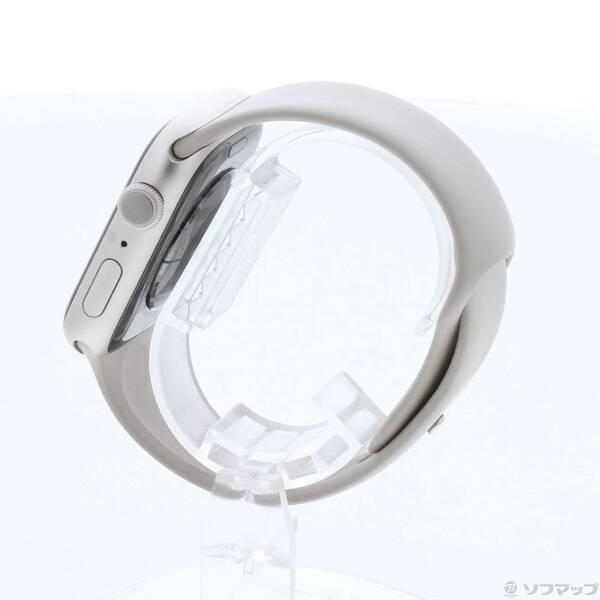 〔中古〕Apple(アップル) Apple Watch Series 9 GPS 45mm スターライトアルミニウムケース スターライトスポーツバンド〔198-ud〕 |  | 01