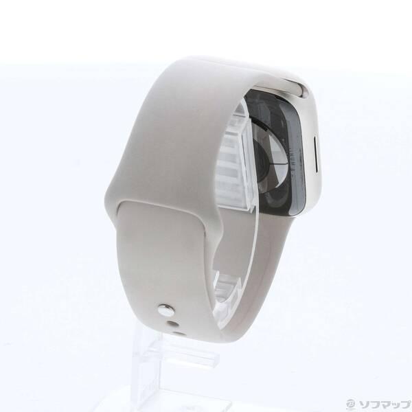 〔中古〕Apple(アップル) Apple Watch Series 9 GPS 45mm スターライトアルミニウムケース スターライトスポーツバンド〔198-ud〕 |  | 02