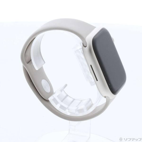 〔中古〕Apple(アップル) Apple Watch Series 9 GPS 45mm スターライトアルミニウムケース スターライトスポーツバンド〔198-ud〕 |  | 03