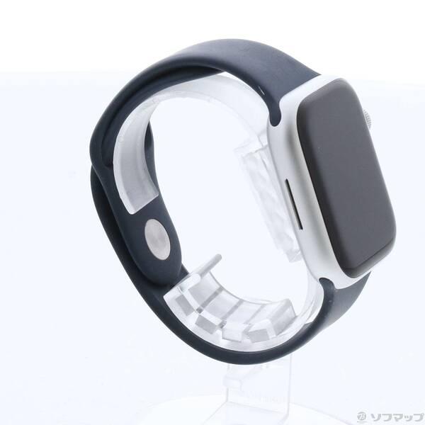 〔中古〕Apple(アップル) Apple Watch Series 9 GPS 45mm シルバーアルミニウムケース ストームブルースポーツバンド〔297-ud〕 |  | 03