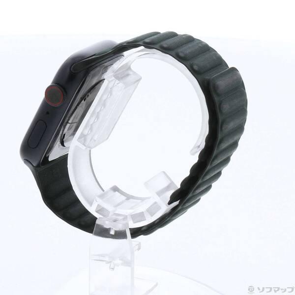 〔中古〕Apple(アップル) Apple Watch Series 9 GPS + Cellular 45mm ミッドナイトアルミニウムケース エバーグリーンマグネティックリンク〔349-ud〕 |  | 01