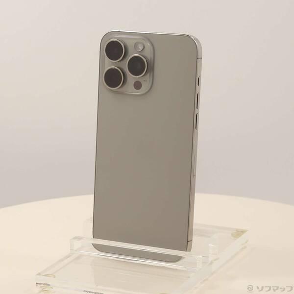 〔中古〕Apple(アップル) iPhone15 Pro Max 256GB ナチュラルチタニウム MU6R3J／A SIMフリー〔276-ud〕 | 