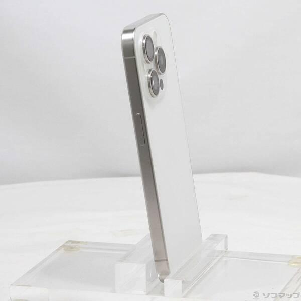 〔中古〕Apple(アップル) iPhone15 Pro 256GB ホワイトチタニウム MTUD3J／A SIMフリー〔258-ud〕 |  | 03